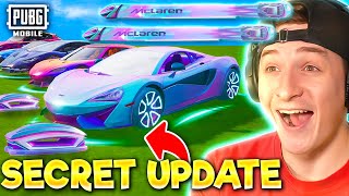 SECRET CAR UPDATE IS INSANE PUBG MOBILE [upl. by Nyladnar]