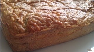 RECETTE CAKE SAUMON POIREAUX  salmon and leek cake recipe [upl. by Nnuahs]