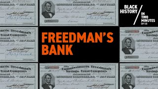 Freedmans Bank  Black History in Two Minutes or so [upl. by Asital439]