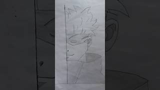 Gojo drawing ☺  Jujutsukaisen  anime  phonk [upl. by Launce94]