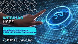 Webinar  Compliance e Segurança LGPD ISO 27001 e treinamentos  Julia Medeiros [upl. by Asilat]