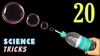 20 AMAZING SCIENCE EXPERIMENTS Compilation At Home [upl. by Keli]