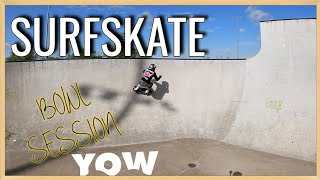 SURFSKATE VIDEO  PRIMERA VEZ EN UN BOWL CON YOW MERAKI [upl. by Ytsenoh]