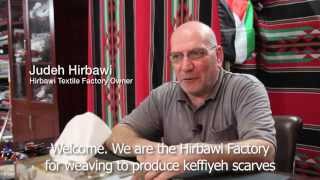 The last kuffiyeh factory in Palestine weaves symbol of resistance [upl. by Allerbag]