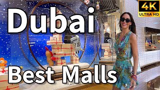 Dubai Best Shopping Malls 🇦🇪 Luxury Shopping amp Leisure Destinations  4K  Travel Guide [upl. by Mallen181]