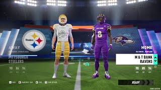 Steelers VS Ravens  Maximum Football  Steam Early Access  4K [upl. by Ynohta563]