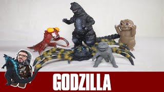 Godzilla 1967 Kumonga Kamacuras amp Minilla Figures  BANDAIYMSFMarmit [upl. by Jehias303]