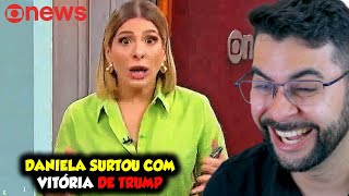 DANIELA SURTA AO VIVO COM VITÓRIA DE TRUMP E MEDO DA VOLTA DO BOLSONARO [upl. by Monah]