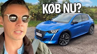 ER det her DANMARKS bedste elbil til under 300000 kr LIGE NU  Peugeot E208 2022 [upl. by Atilegna]