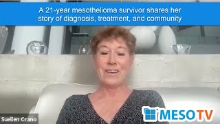 MesoTV  A 21year mesothelioma survivor shares her story of diagnosis treatment and community [upl. by Eizzil]