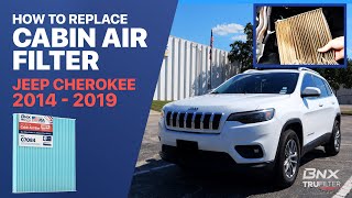 How to Replace Cabin Air Filter in a Jeep Cherokee 20142019 C7084 [upl. by Regan]