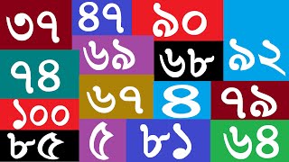 বাংলা সংখ্যা ১ থেকে ১০০  Bengali Numbers 1 to 100 Coco TV  Bengali [upl. by Traver191]