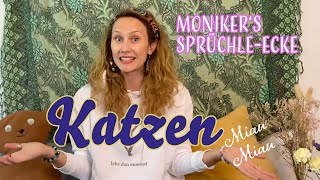 Monikers 3 beste Sprüchle zum Thema KATZEN [upl. by Kalin]