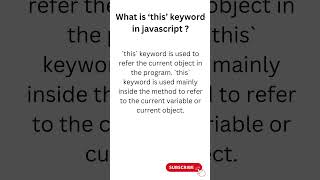 Javascript interview questions javascriptinterview learning programminginterview coding [upl. by Ehcrop]