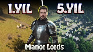 5 Yıl Manor Lords Dünyası  Manor Lords Türkçe [upl. by Sheepshanks599]