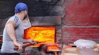 MANKOUSHEH Special Flatbread WholeGrain Breakfast Made in Saida [upl. by Mora210]