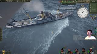 UBOAT 10 BETA test Type II sinks Carrier and Guns Down Entire Convoy [upl. by Sullecram3]