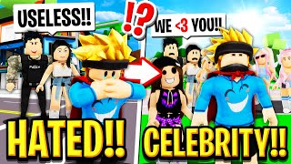 The HATED CHILD Becomes a CELEBRITY in Roblox BROOKHAVEN RP [upl. by Huang41]