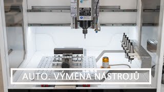 Stolní mini CNC frézka MILLMAN  Automatická výměna nástrojů [upl. by Dutchman29]