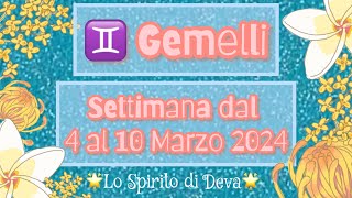 Gemelli ♊️ Settimana dal 4 al 10 Marzo 2024 gemelli oroscopo oroscopogemelli gemini viral [upl. by Altaf]