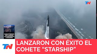 TEXAS I Lanzaron con éxito el cohete Starship [upl. by Bilat]