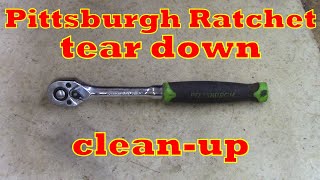 Pittsburgh ratchet disassembly amp clean up [upl. by Eiroc313]