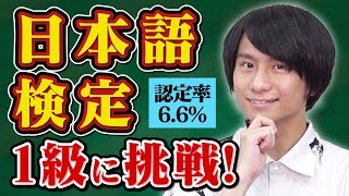 日本人向けの超ムズ日本語検定、漢検1級なら受かるのか？【知識ってすげー！】 [upl. by Anitnamaid]