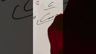 C sign  How to sign letter C C Signature Style letter C 😃👍 [upl. by Mckinney]