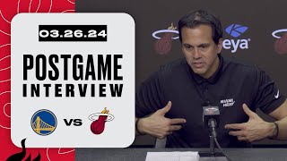 Postgame Interview Erik Spoelstra [upl. by Nakre]