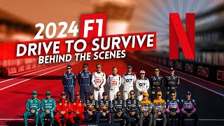 2024 F1 Drive to Survive behind the scenes [upl. by Rebm]