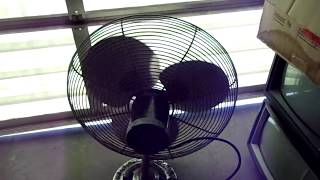 Dayton 3C217B 24 Industrial Fan Oscillating Blooper [upl. by Nevets]