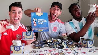 COMPLETAMOS EL ALBUM DEL MUNDIAL 2018 ENTERO EN 24 HORAS [upl. by Marilou]