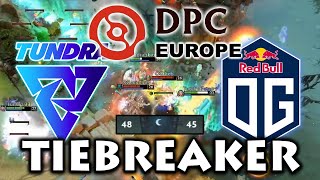 90 KILLS CRAZY TIEBREAKER  OG vs TUNDRA ESPORTS  DPC EU 2021 DOTA 2 [upl. by Ahcsat]