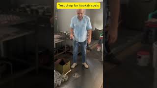 Multiple test drop for hookah coals hookahcoals shishacharcoal [upl. by Yliram]