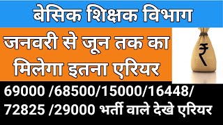 salary Arrear  6 महीने का मिलेगा एरियर 69000 bharti latest updates arrears salary एरियर [upl. by Atoked368]