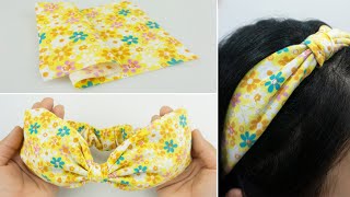 Cotton Bow Headbands – Fabric Headband Tutorial [upl. by Waters]