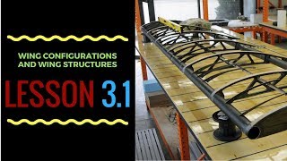 Lesson 3  Part 1  Wing Configurations and Wing Structures [upl. by Nameloc]