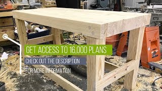 Workbench Plans  How To Build Workbench [upl. by Vastah]