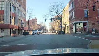 Driving Through Greensboro NC  Winter 2024  Driving Sounds No Talking [upl. by Lloyd]