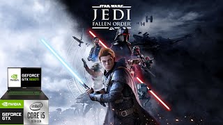 Star Wars Jedi Fallen Order on GTX 1650 Ti  Monster Abra A7 v122 [upl. by Amathiste]