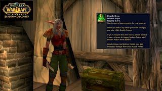 WoW SOD level 20 Rogue Deadly Brew rune quest skip stonetalon [upl. by Hamirak426]