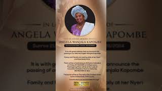 Pole sana Mashirima Kapombe amp family rip mama Angela Kapombe [upl. by Kenny]