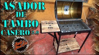 Como hacer un Asador de Tambo Casero [upl. by Enneirda686]