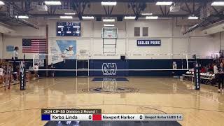 2024 Yorba Linda High School Girl’s Varsity Volleyball CIF Div 2 102324 YLHS vs Newport Harbor [upl. by Lewej473]