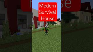 Minecraft modern Survival House How to Build  Minecraft modernes Haus bauen  Überleben [upl. by Lanahtan814]