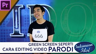 Cara Editing Green Screen Simple ultra key Adobe Premiere Class [upl. by Aecila]