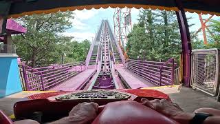 Apollo’s Chariot 4k front seat Busch Gardens Williamsburg [upl. by Nyraf]