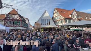 Heiliger Vormittag 2022 in Kirchheim unter Teck [upl. by Niarfe986]