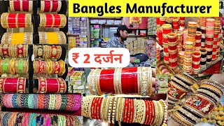 फैन्सी बैंगल्सBangles Wholesale Market  Fancy Bangles In Delhi Sadar Bazar Bangles Designs [upl. by Cosette152]