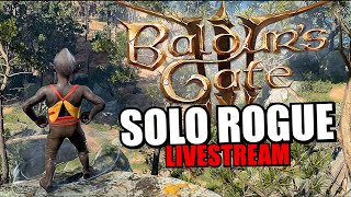 🔴 Baldurs Gate 3 Solo Rogue Again [upl. by Elsie]